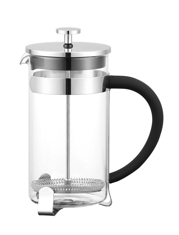 B360 Guangdong Classic ,High quality Borosolicate glass French press, Coffee & Tea Press , stainless steel coffee plunger Manufacturer
