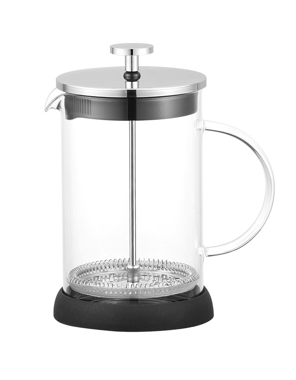 BX702 Zhejiang High quality Borosolicate glass French press, Coffee & Tea maker, stainless steel coffee plunger Manufacture