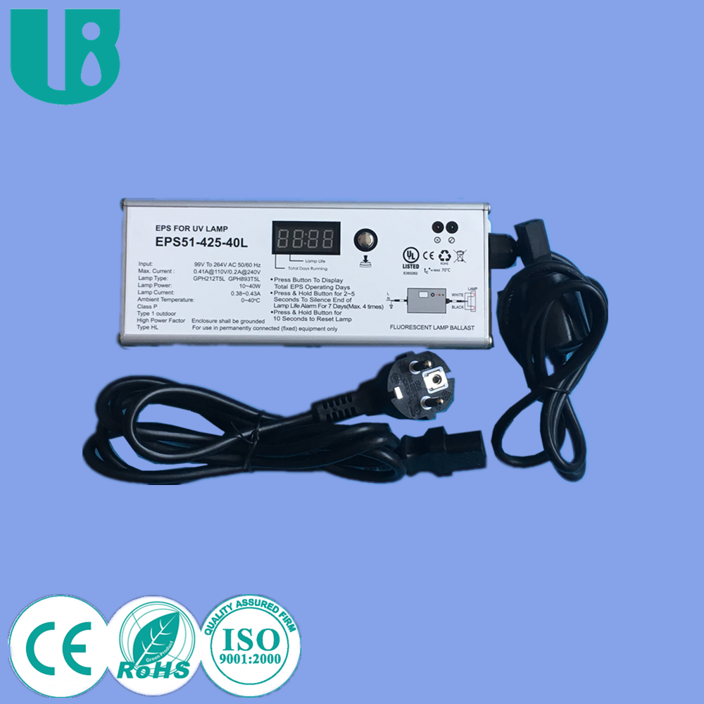 Electronic ballast for uvc germicidal lamps CE