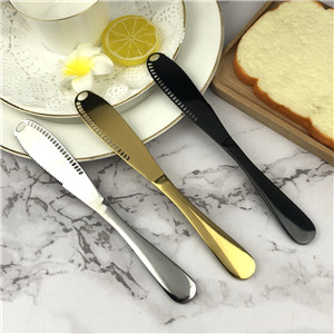 unique cheese tools hot sell gold stainless steel butter knife