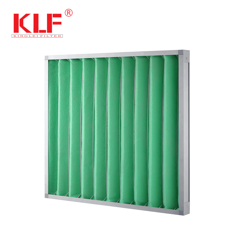 G4 China Industrial Commercial pleated Panel filter supply