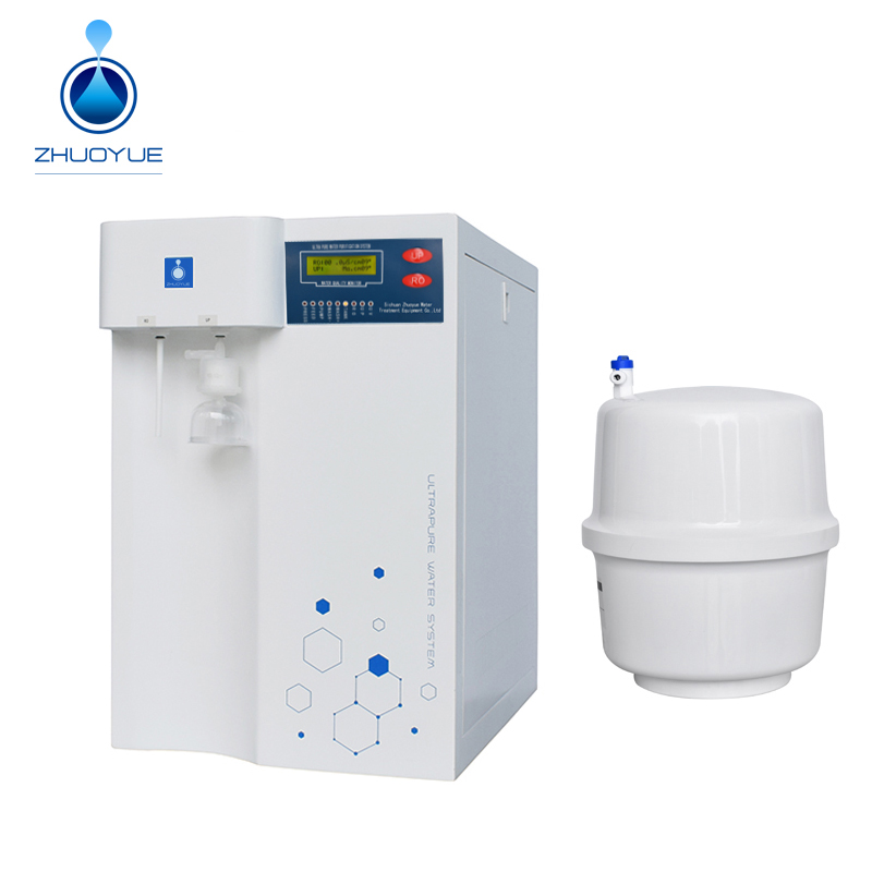 Lab ultra pure water system with plastic box 