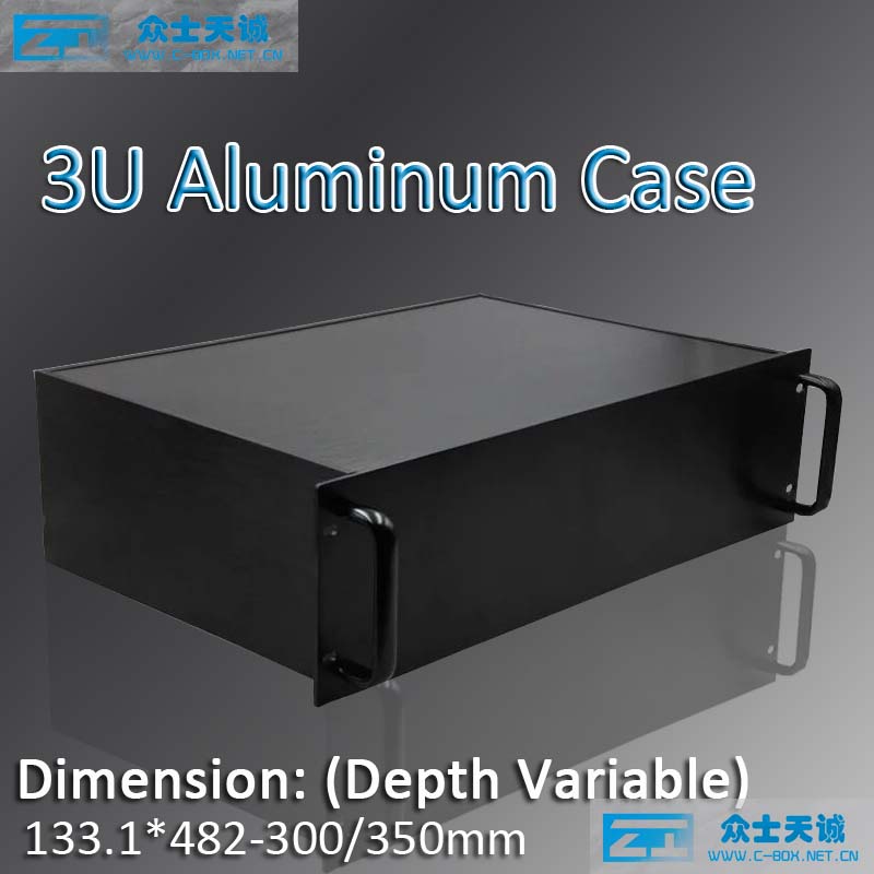 3U aluminum chassis metal enclosure 19 standard server case box