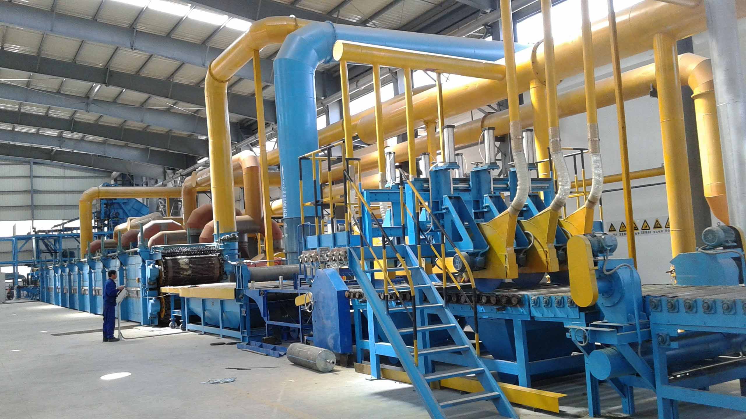 Mineral wool production line