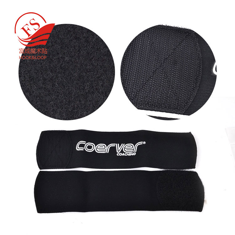 Latest Anti-drop Design Knitted Elacstic Adjustable Funeral Armband Soccer