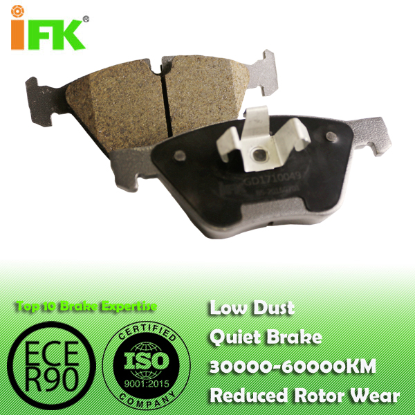 /GDB1662/GDB1810/ Semi-metallic/Low-metallic/NAO/Ceramic Disc brake pad manufacturer