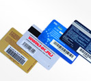 China supplier PVC custom size Optional Barcode cards
