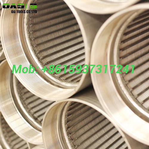 Continuous slot wire wrapped wedge wire screens
