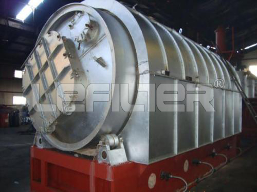 waste tyre pyrolysis plant with ISO