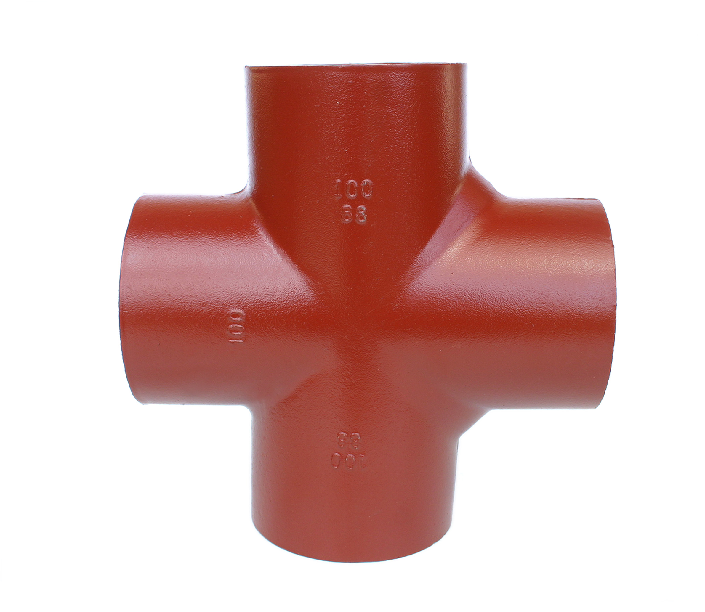 Cast iron pipe fittings Double Branch 88°