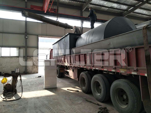 waste tire waste rubber pyrolysis plant