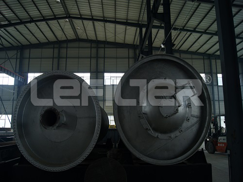 Recycling for waste tyre to high out fuel oil pyrolysis machine