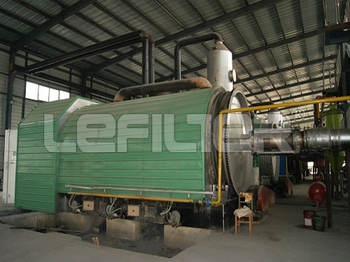 Newest TECH waste tyre pyrolysis machine for oil with high output