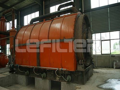 Selected Materials Waste Tire Building To Oil Pyrolysis Machine