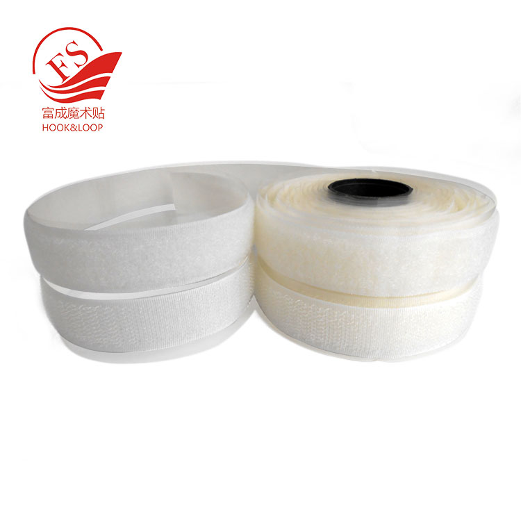 Heavy duty strong adhesive backing injection hook and soft loop cloth pair 