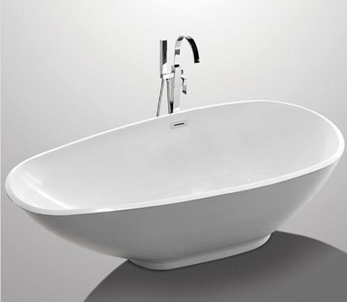 1900mm Freestanding Pedestal Tub , American Standard Freestanding Tub With Faucet YX-763