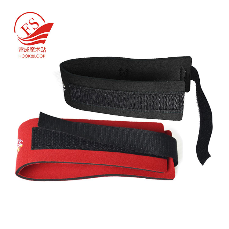 Logo Printed Customized Ankle Neoprene Strap for Holding Timing Chip