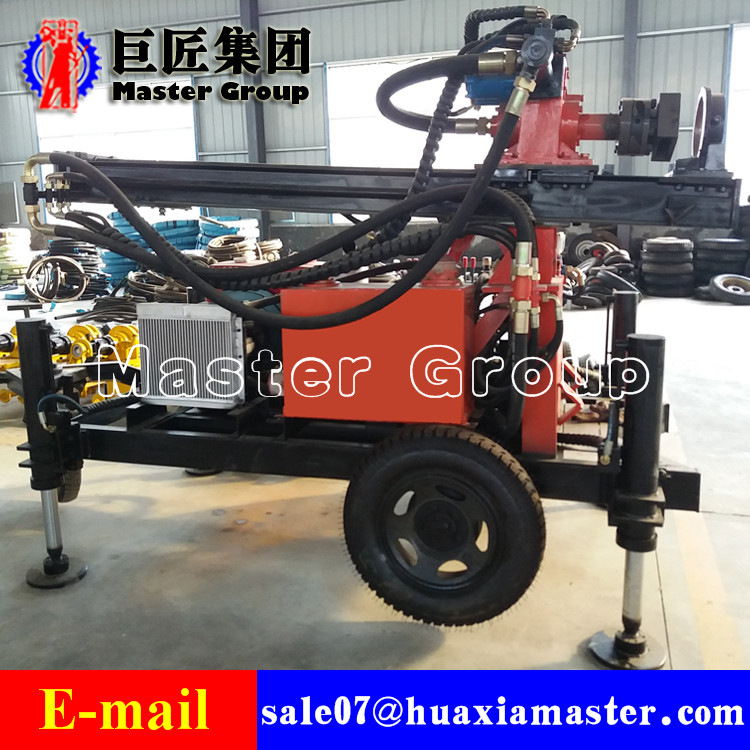 FY130 wheeled type pneumatic drilling rig
