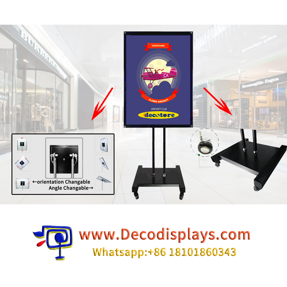 Deostore Sign Stand Poster Stand Floor Stand