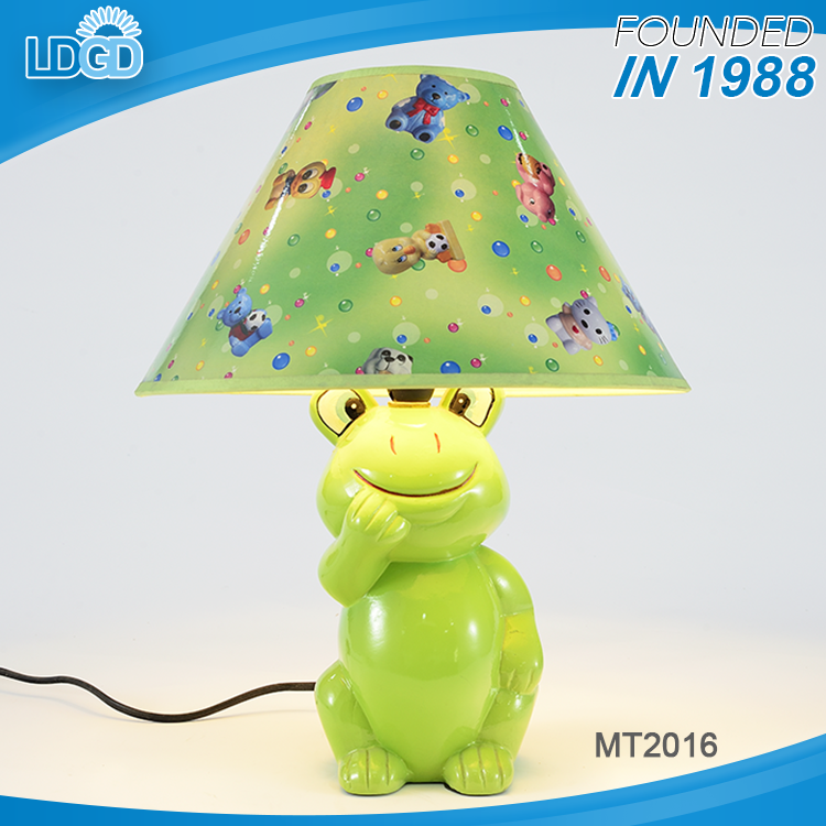 New products decorative ceramic led table lamp cartoon table light for kids reading use