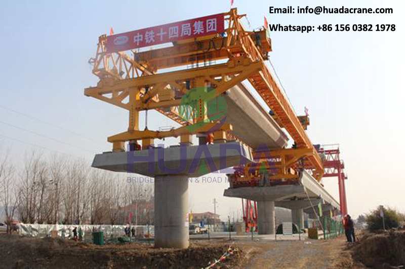 Light rail transit project 300t erection girder u beam beam launcher installation equipment machine for lrt