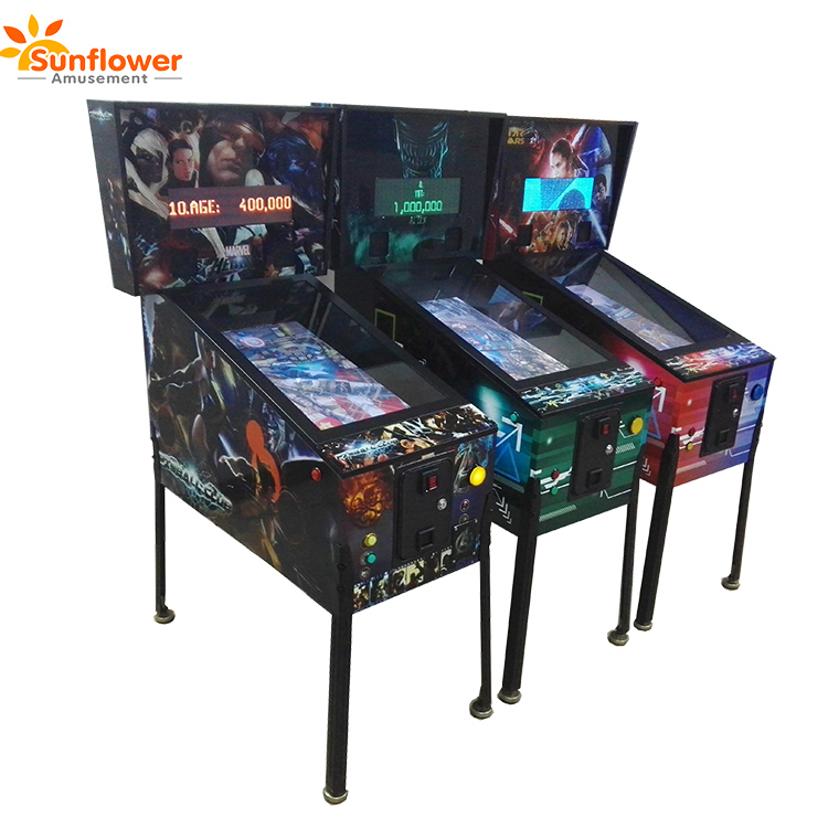 Electronic arcade virtual pinball machine