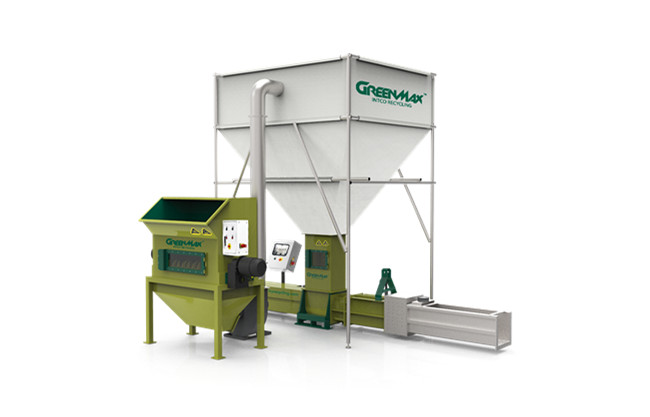 Cost-effectives styrofoam recycling equipment GreenMax ZEUS C300