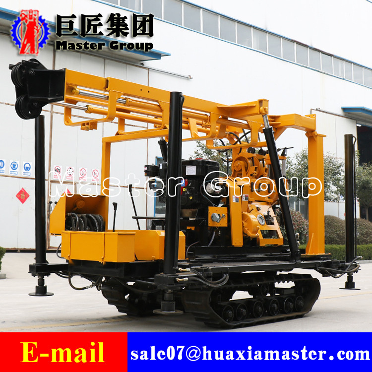 XYD-200 Crawler Water Well Drilling Rig depth of 200m