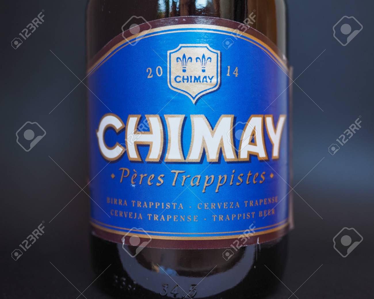 CHIMAY BLUE LAGER BEER