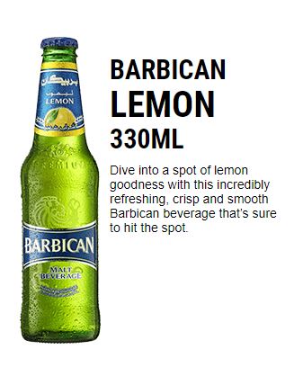 Barbican-LEMON Hot Drink