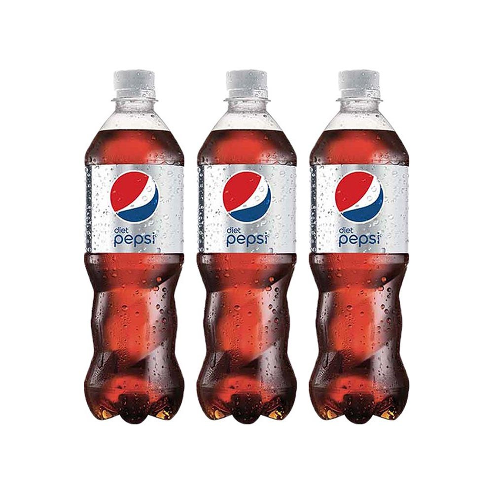 Pepsi Diet Soft Drink (Bottle) - Pack of 3