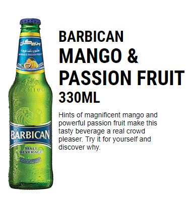 Rani Barbican Mango Passion Fruit Flavor Drink