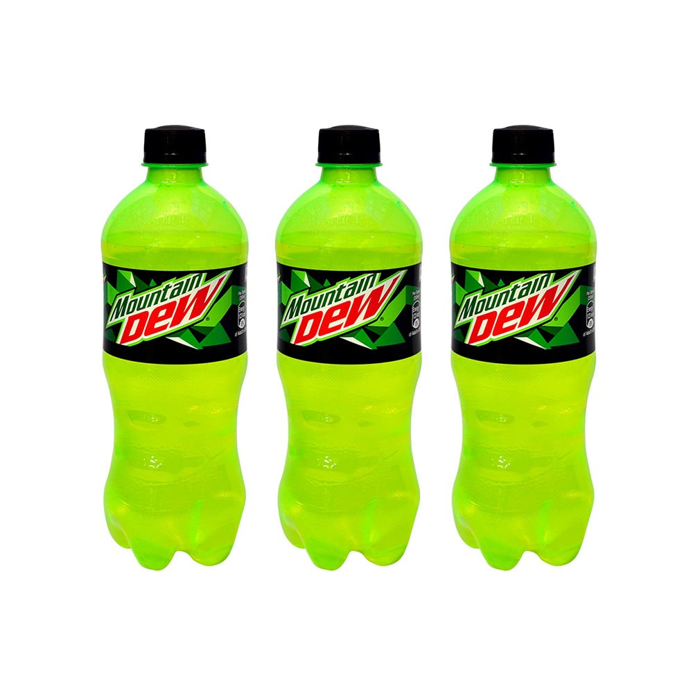 Mountain Dew Grip Soft Drink (Bottle) - Pack of 3