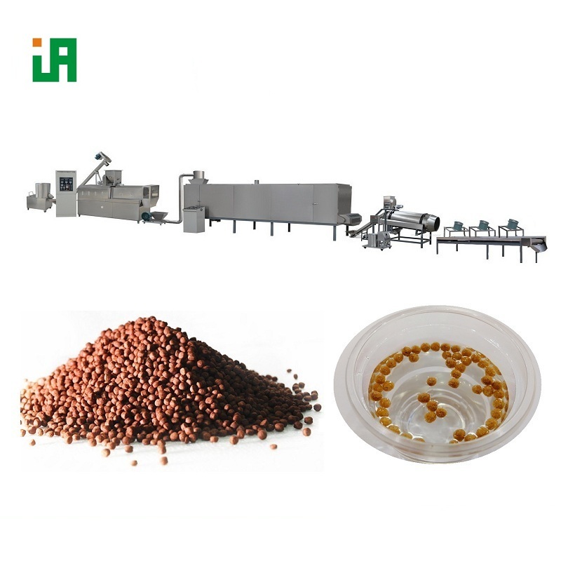 Double-shaft Floating Fish Feed Producing Extruder Machine