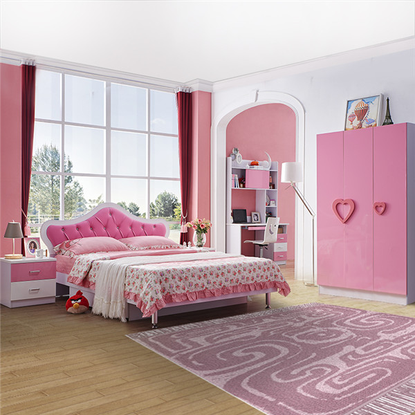 8101B romantic children bedroom furniture sets for promotion