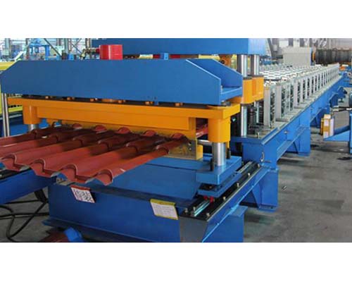 colored tile forming machine