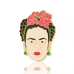 Frida Self-Portrait Enamel Pin