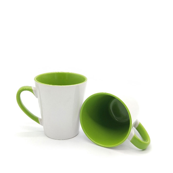 SM001-Inner color & color handle sublimation mug-12OZ