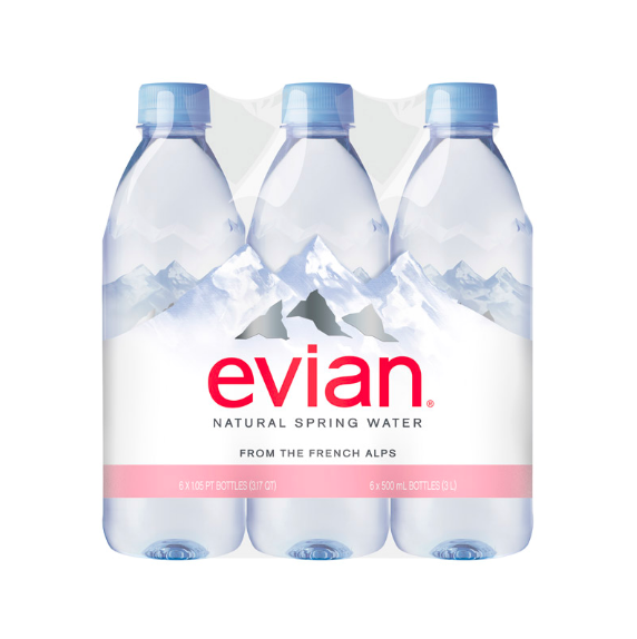Evian Natural Spring Water for wholesale
