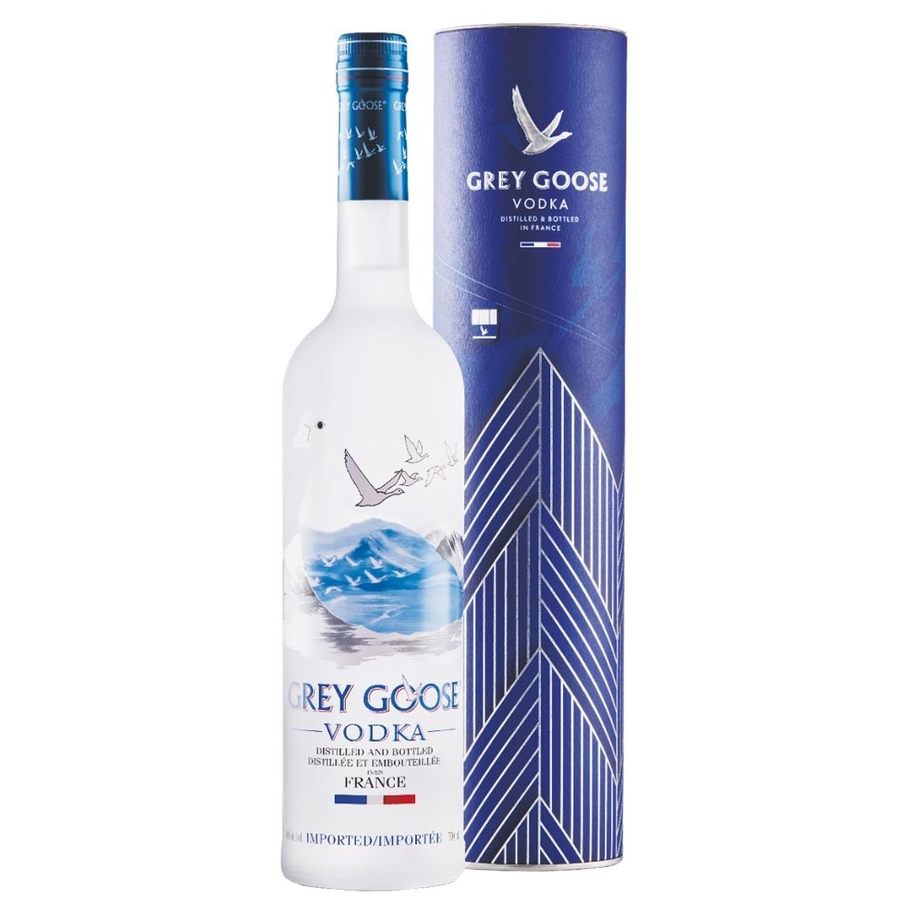 Grey Goose Vodka 70cl Gift Tube French Pure Grain Vodka 700ml / 40%