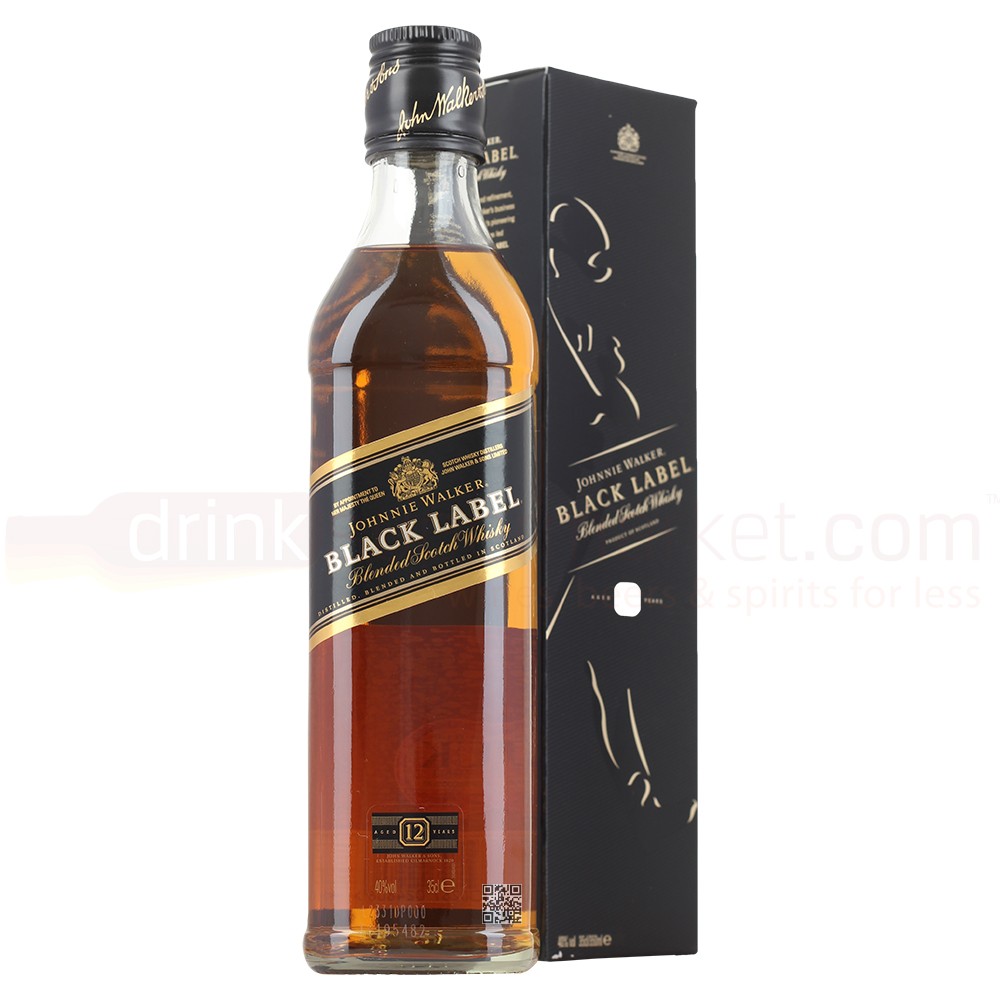 Johnnie Walker Black Label 12 Year Whisky 35cl Blended Scotch Whisky 350ml / 40%
