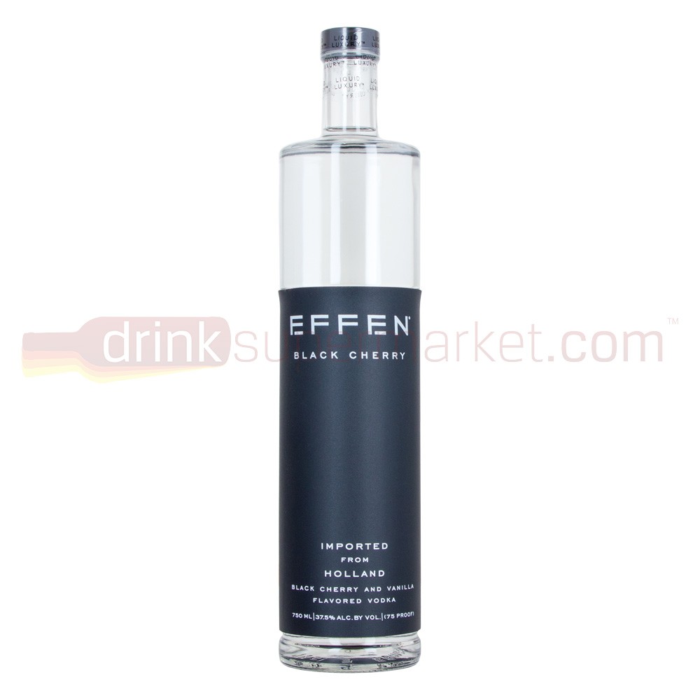 Buy Effen Black Cherry Vodka 70cl Dutch Black Cherry Flavour Wheat Vodka 700ml / 37.5%