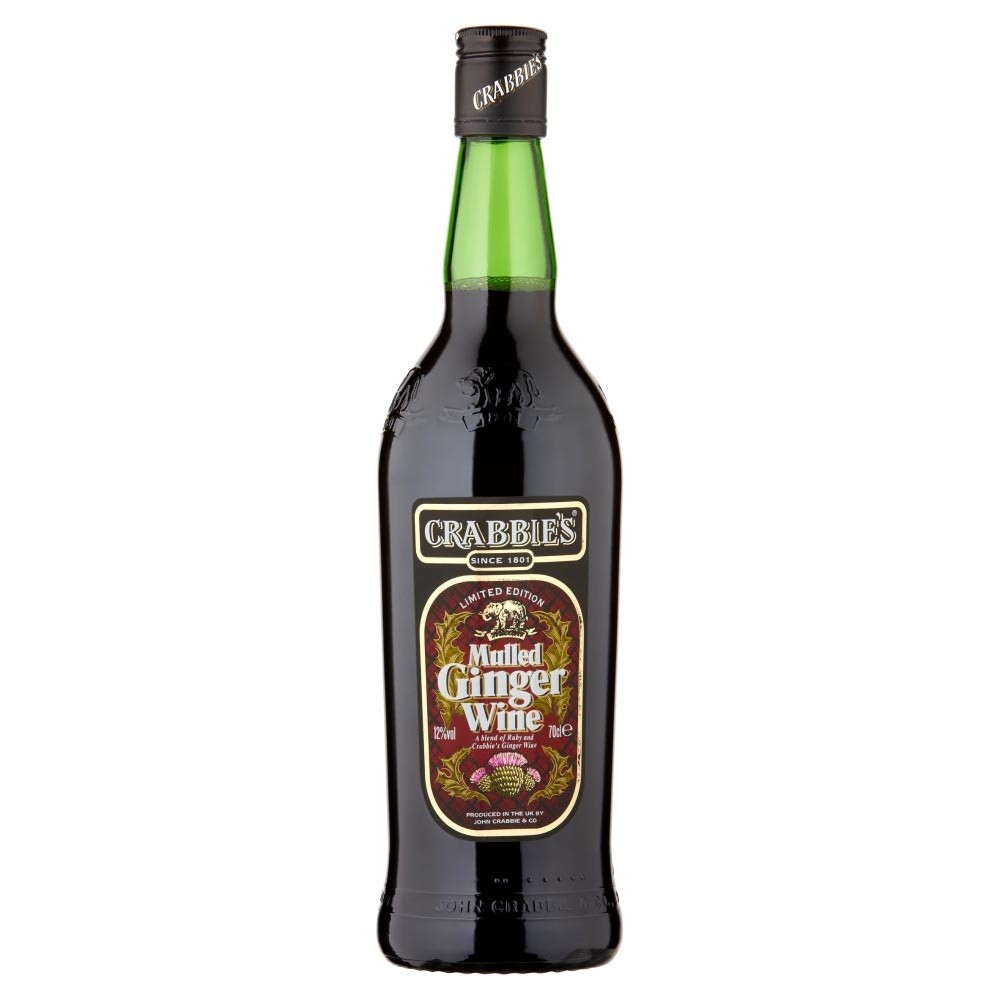 Crabbies Mulled Ginger Wine 70cl Blend Of Spices 700ml / 12%