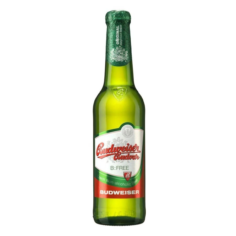 Budweiser Budvar Non-Alcoholic Beer 330ml Alcohol Free Beer 330ml / 0.5%