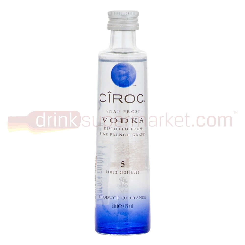 BUY Ciroc Original Vodka 5cl Miniature French Grape Vodka 50ml / 35%