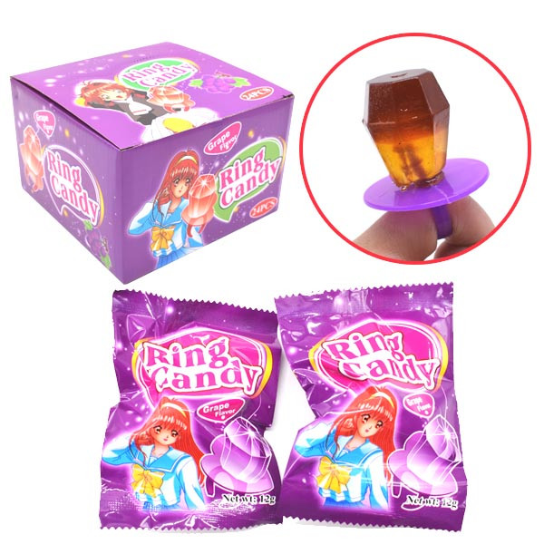 Diamond Ring Shaped Strawberry Flavour Candy