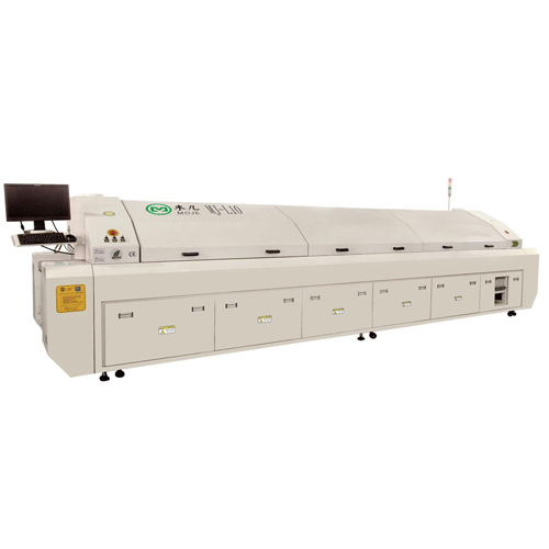 MJ-L10 Large Lead-Free Hot Air 10 Temperature Zones Reflow Oven, SMT Reflow Soldering Machine for LE