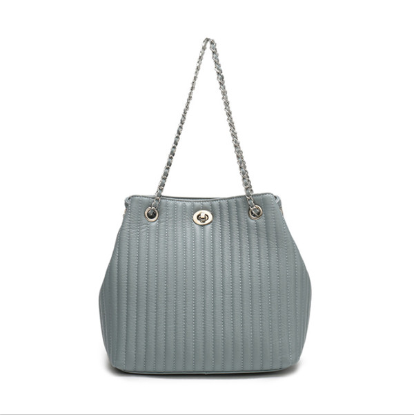 new style leather tote handbags with striped design 