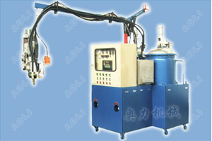 Máquina de inyección de espuma PU de dos componentes de baja presión