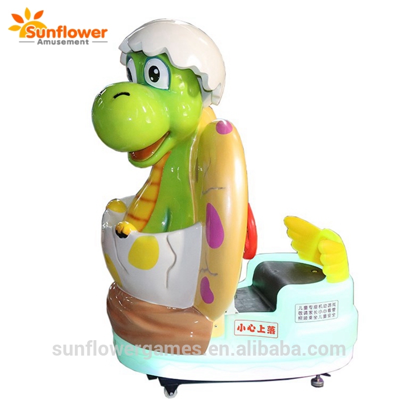 New Arrival Indoor Game Coin Operated Dinosaur Kiddie Ride Rocking Game Machine with 12 LCD